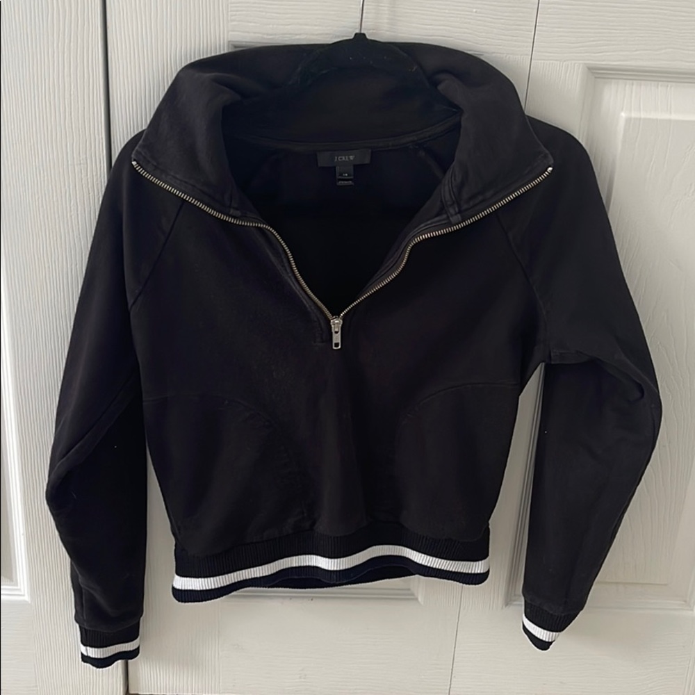 Fitted Quarter Zip Sweater